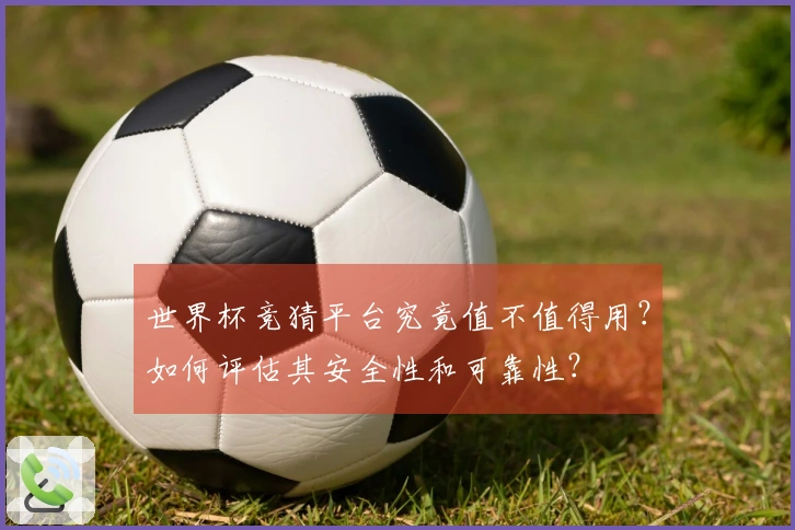 世界杯竞猜平台究竟值不值得用?如何评估其安全性和可靠性?
